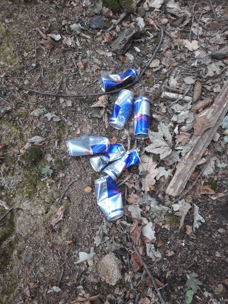 Can't be much of an energy drink when it doesn't even provide enough energy to carry the cans away :( #RedBull