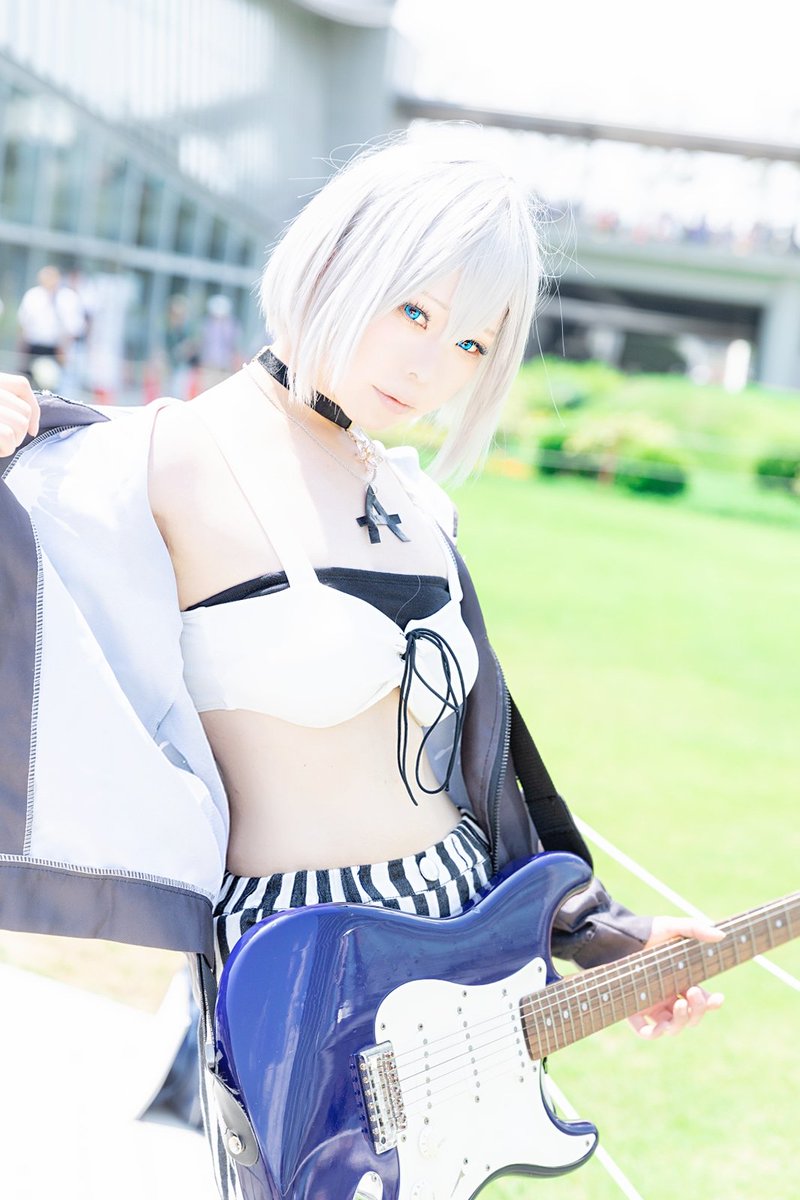 Legend LST-X (Aria)ストラトキャスター 青葉モカ コスプレ Legend LST-X (Aria)ストラトキャスター 青葉モカ コスプレ（未