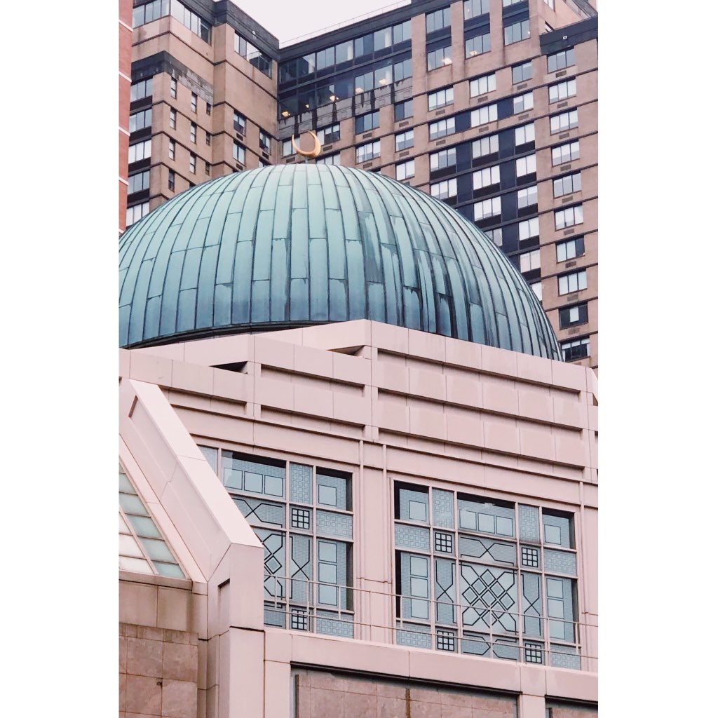 RyanWazir's tweet photo. Today I had the privilege of speaking with Architect Mustafa Abadan from Skidmore Owings and Merrill  @SOM_Design, about the Islamic Cultural Centre of New York, constructed in 1991 - the first and only purpose built mosque in #NYC. #ReimaginingMosques #Byera https://t.co/ckkdg0o0Vy