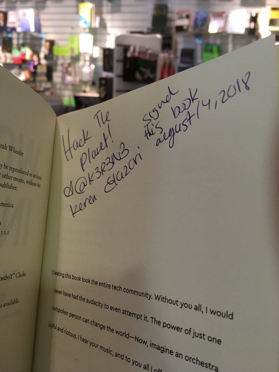 k3r3n3's tweet photo. Attention Bay area geeks of all kinds. I signed the last (!) copy of our #womenintech book at @ComputerHistory gift store. ENJOY! #ninjasigning cc @tarah https://t.co/gZWQc9d09G