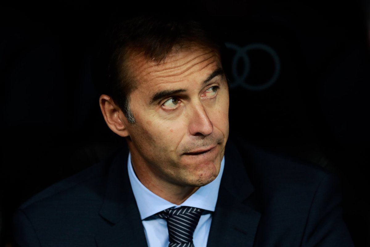 Squawka's tweet image. Zinedine Zidane&apos;s record in finals as Real Madrid manager:

🙂 WWWWWWWW

Julen Lopetegui&apos;s record in finals as Real Madrid manager:

🙃 L

Tough act to follow.