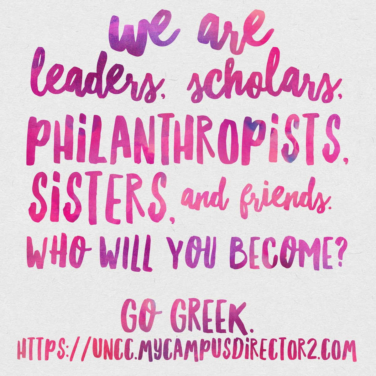 Who will you become? #UNCC22 #UNCC2022 #UNCC21 #UNCC2021 #UNCC #UNCCharlotte #Charlotte49ers #NinerNation #GoGreek #PictureYourselfPanhellenic