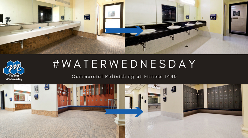 miracle_method's tweet photo. Wow! The locker rooms at Fitness 1440 look totally new with their refinished vanities and tile floor! #WaterWednesday #MiracleMethod https://t.co/oEvnYFhUIb https://t.co/XSVafDhpxZ