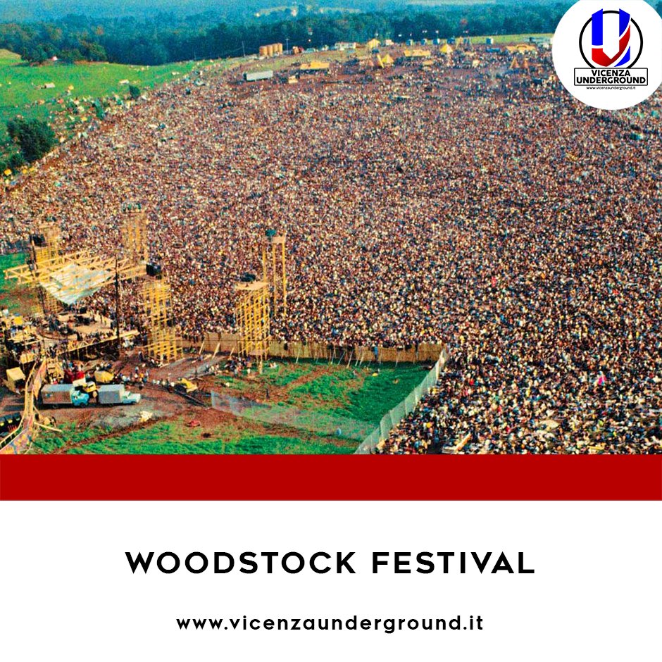 ViUnd's tweet photo. #VicenzaUnderground #AccaddeOggi
🎶 Il 15 agosto 1969 iniziava il festival di #Woodstock: tre giorni di pace e musica che cambiarono la storia del rock. https://t.co/kXdpiTVoqM
