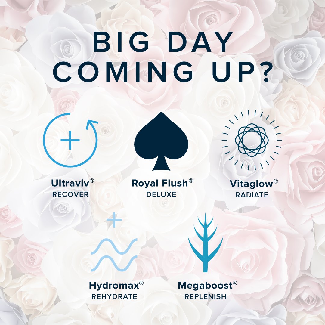 SkinHealthC's tweet image. Look and feel your best on your special day with REVIV's amazing IV Infusion Therapies. Find out more at @revivme!