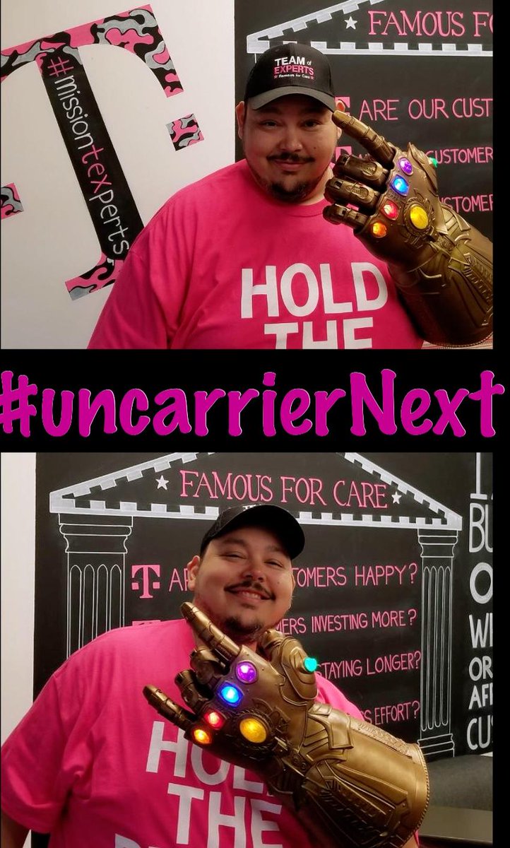 Team of Experts is making Dumb and Dumbers' customer service *snap* disappear.  #UncarrierNEXT #WeWontStop #RockstarStatus <a href="/JohnLegere/">John Legere</a> <a href="/SievertMike/">Mike S</a> <a href="/CallieField/">Callie Field</a> <a href="/jgebing/">Jim Gebing</a> <a href="/MissionTXperts/">Mission TEX</a>