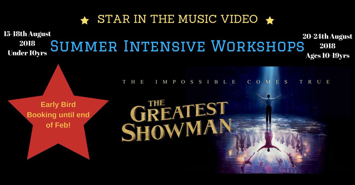 For those attending next weeks Greatest Showman Summer Intensive- all details for the full week will be emailed to you tomorrow. Have we got a week for you!! #locationshoot #recordingstudio #tumbling #contemporary #singing #dancing #acting
