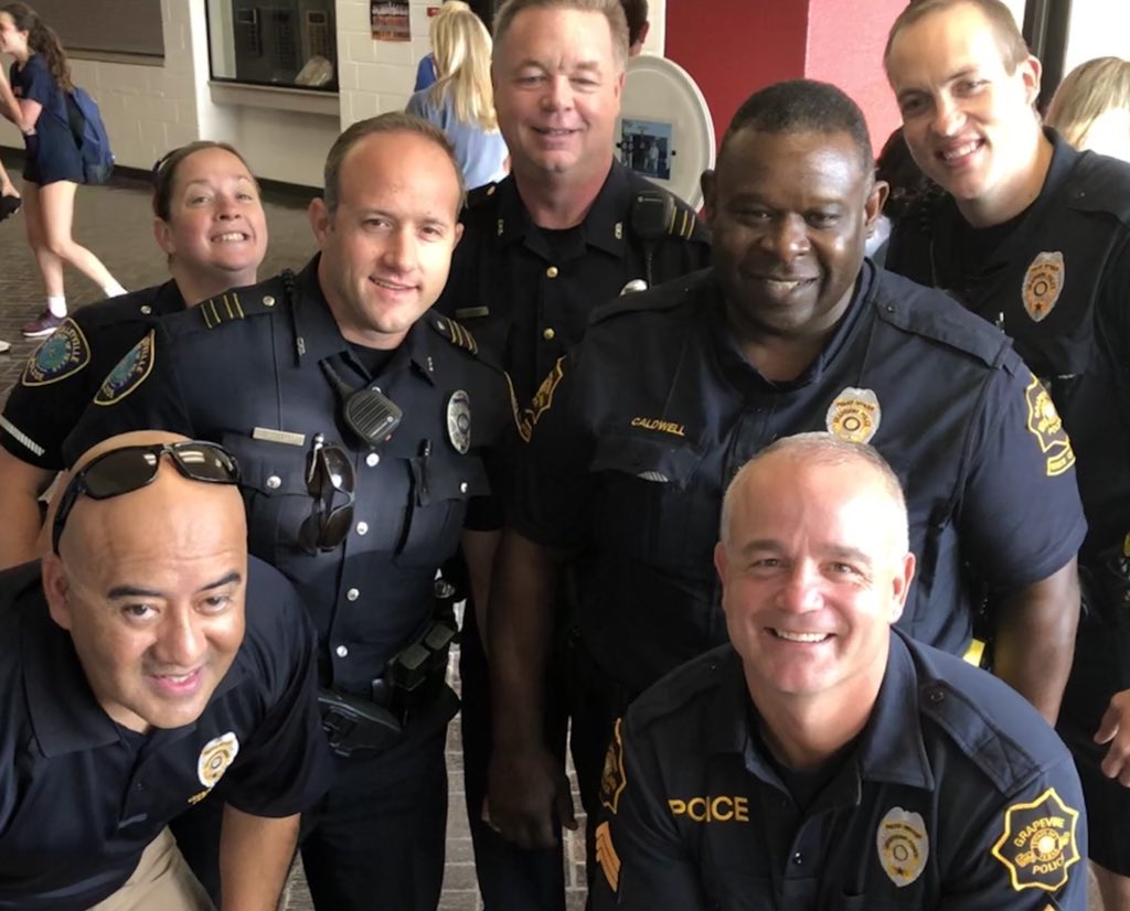 ALLEN SMITH (@dir_smith) on Twitter photo A great part of my job is working with our School Resource Officers. I am so thankful for each of them and their dedication to GCISD. <a href="/GrapevinePolice/">Grapevine Police</a> <a href="/ColleyvillePD/">Colleyville Police</a> A great part of my job is working with our School Resource Officers. I am so thankful for each of them and their dedication to GCISD. <a href="/GrapevinePolice/">Grapevine Police</a> <a href="/ColleyvillePD/">Colleyville Police</a>