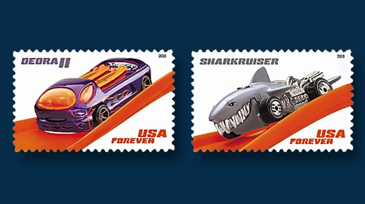 hot wheels stamps