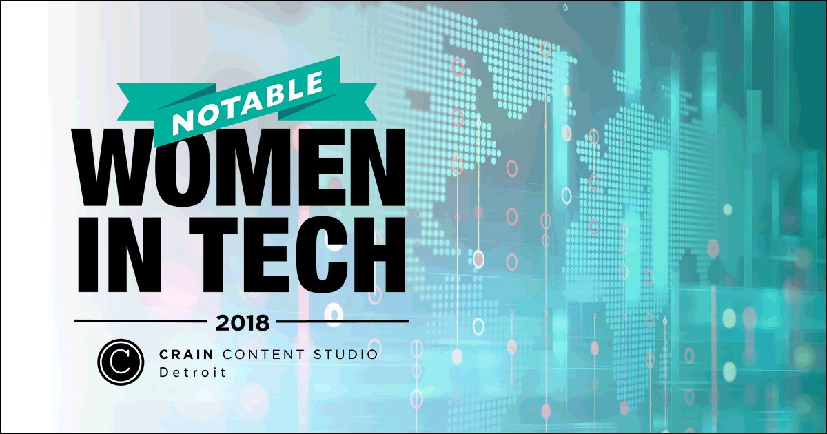 QAD_Community's tweet photo. QAD's Terry Onica is one of 26 women to win the @crainsdetroit Notable Women in Tech Award! https://t.co/VC8hxo1Tc2 #notablewomenintech https://t.co/PoqscGpMu9