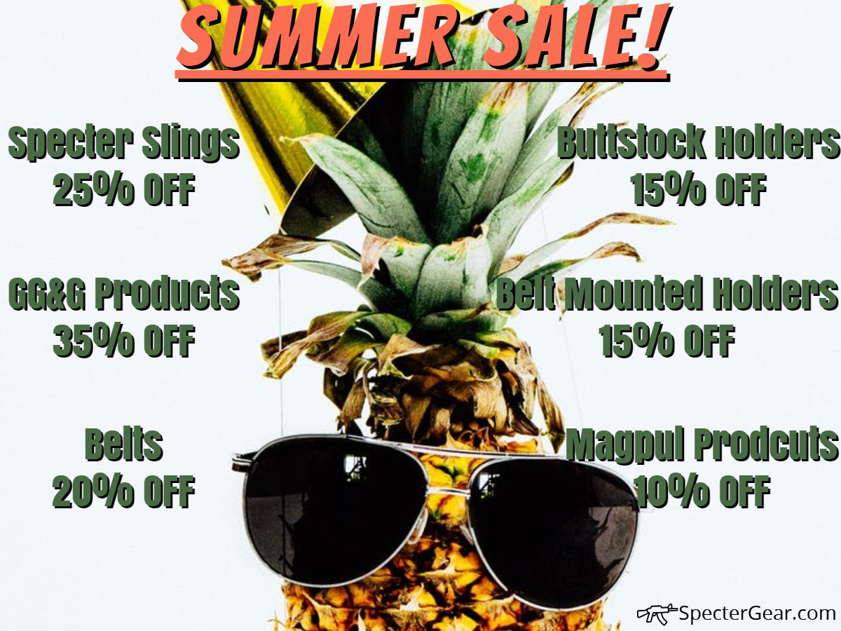 Check out our Summer Sale!
spectergear.com/default.asp