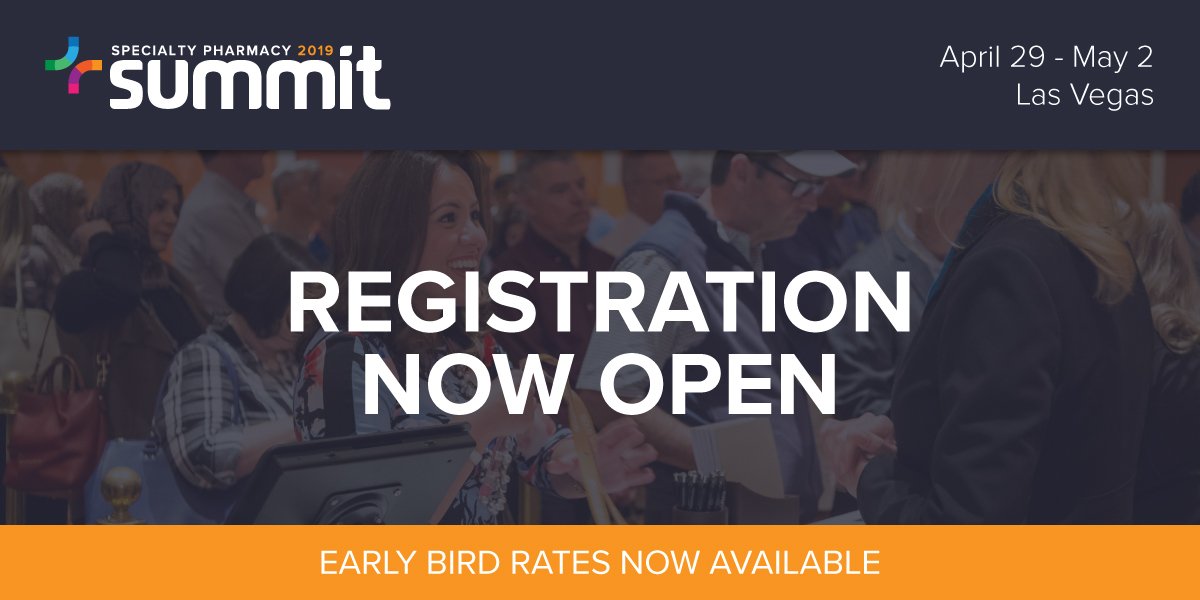 asembiarx's tweet photo. Early-bird registration is now available for the #Asembia19 #SpecialtyPharmacy Summit taking place Monday April 29 through Thursday May 2, 2019 in Las Vegas - Visit https://t.co/Pc5LF2pqUK for details #pharmacy #pharma #pharmaceuticals #marketaccess #managedmarkets #healthcare https://t.co/rxyzApWoHb