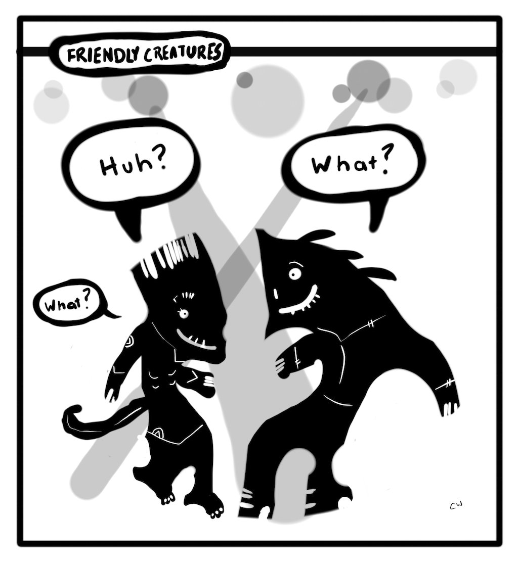 AnimationKy's tweet image. In #space, no one can hear you #dance. #friendlycreatures #creatures #comicstrip #alien #comics #humor #cute #peace #drawing
