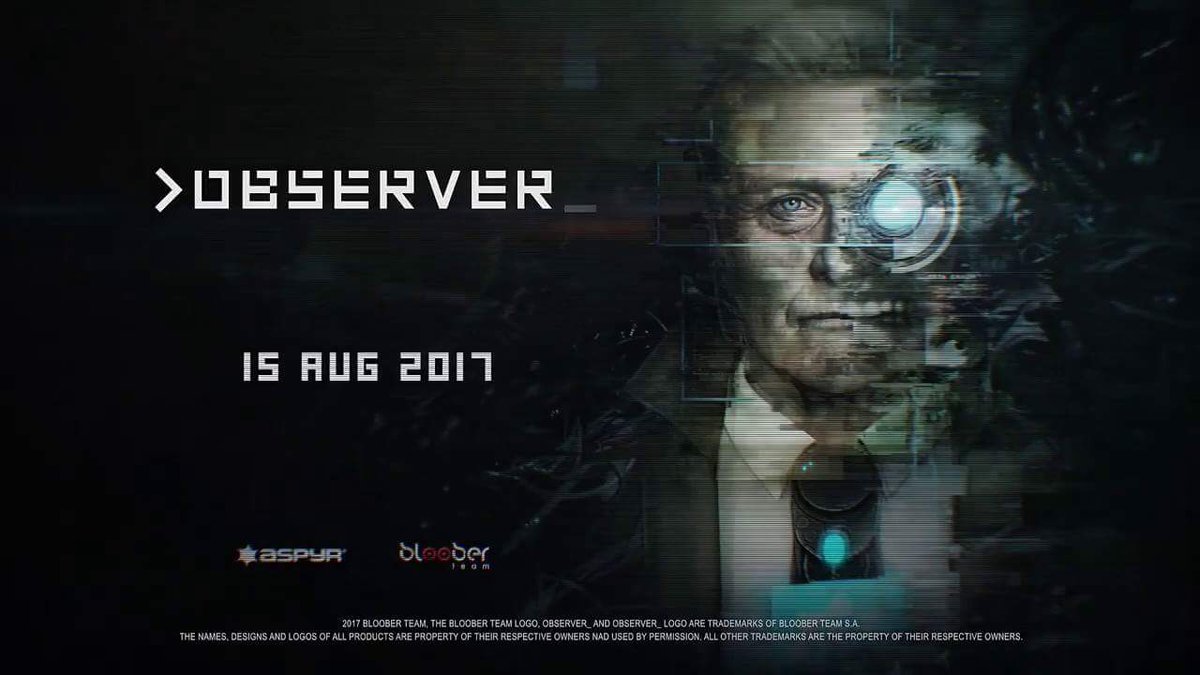 brandon_or_off's tweet photo. A year ago, one of the coolest games I have ever been apart of was released. I'm greatful to have voiced Adam in #Observer Excited to see what @BlooberTeam will come up with next. 🍻 #cyberpunk #horror #hiddenhorror https://t.co/BrIwsGq7pz