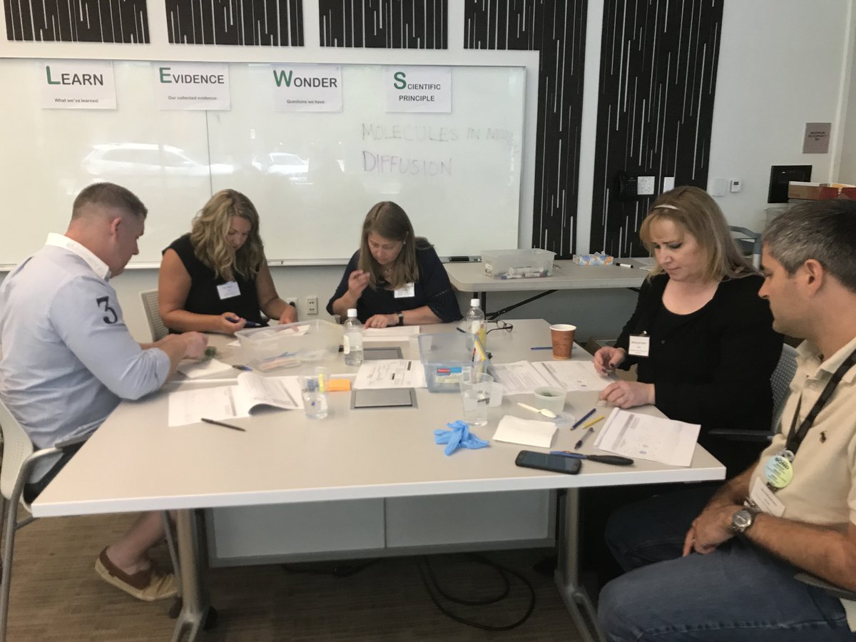 WA_SBE's tweet image. At @ISBUSA, principals &amp;amp; district leaders from @BethelSD &amp;amp; @Renton_Schools are continuing their learning about the @OfficialNGSS.
Participants have been able to learn through doing experiments &amp;amp; by reflecting on their learning in small &amp;amp; large group discussions #WAScience4All