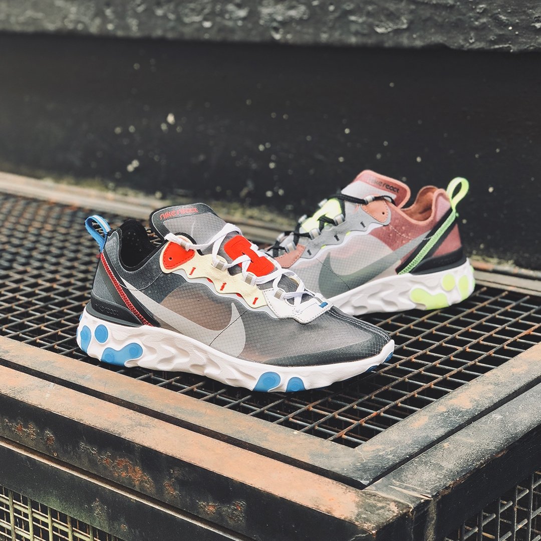 Footpatrol_ldn's tweet image. Nike React Element 87. Launching online and via the Footpatrol app on the 16th August (available online at 8:00AM BST). Sizes range from UK6 - UK12 (including half sizes) priced at £135. #Nike #ReactElement