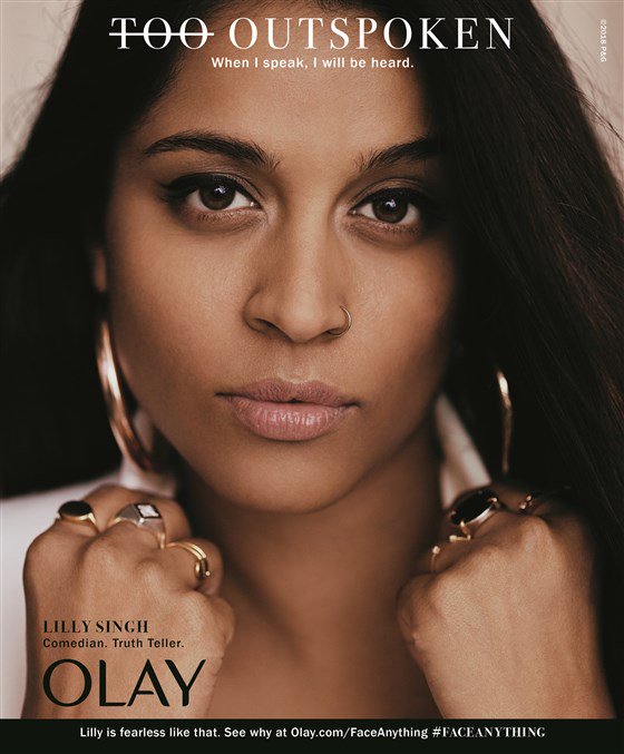 We are fearless like that. 
<a href="/OlaySkin/">OLAY</a> #FaceAnything campaign in <a href="/voguemagazine/">Vogue Magazine</a> September issue. Styled by Shibon Kennedy featuring a few of our pieces <3