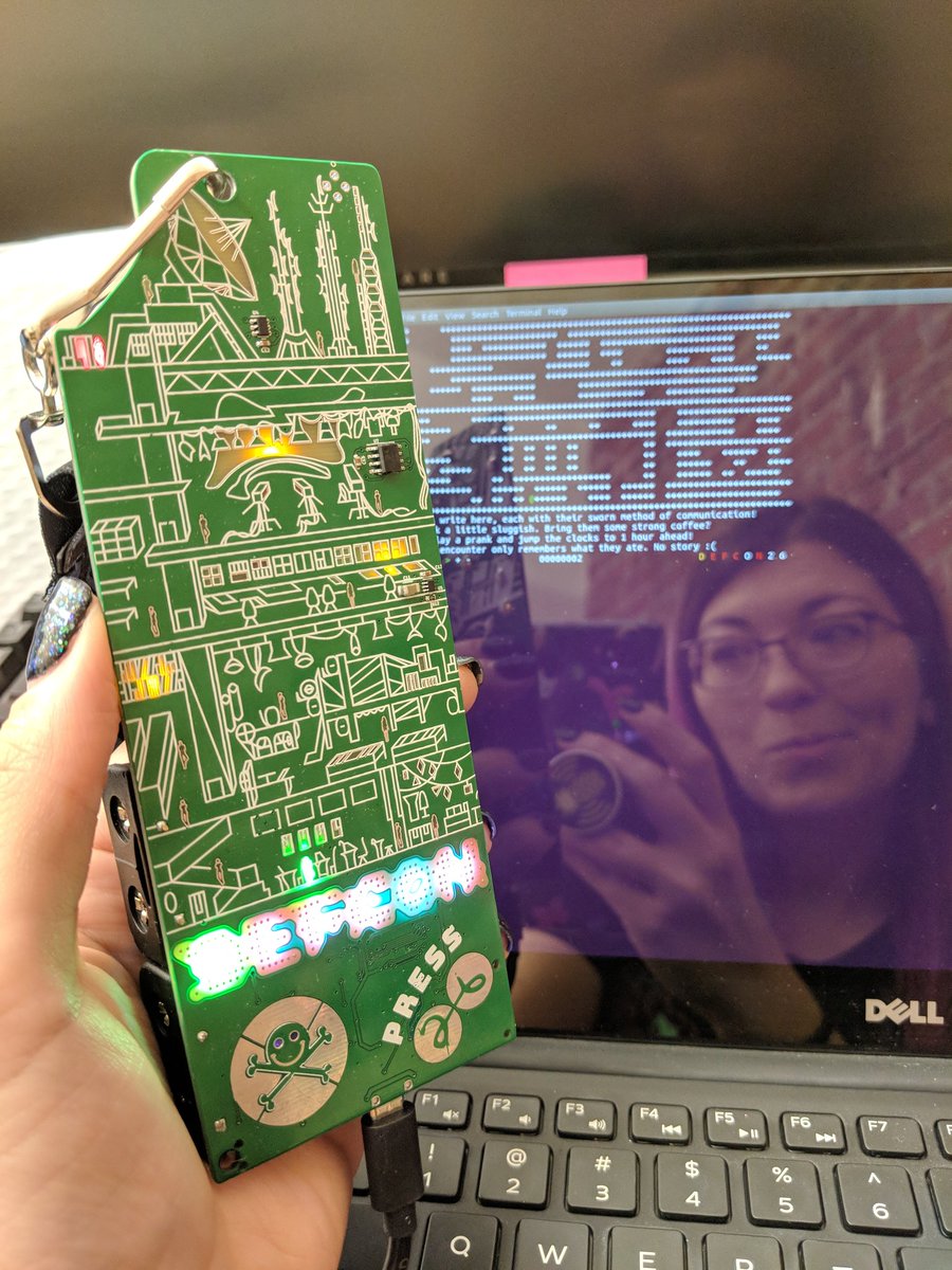 Snubs's tweet image. Fun at work. Finally getting to play with this thing!!! 🙌 @defcon #DEFCON26 #defcon