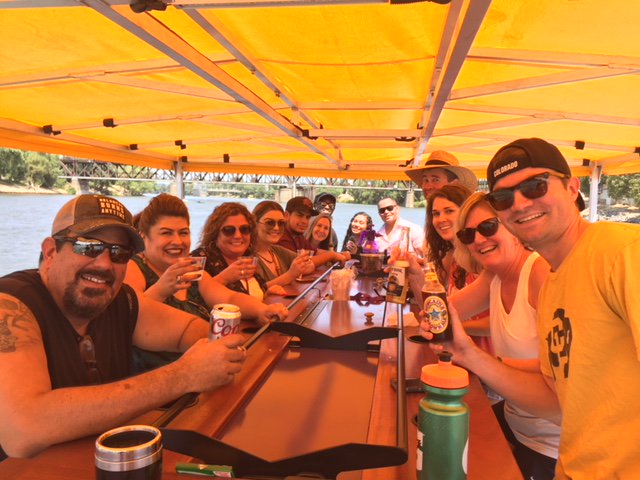 Sacramento’s newest party on the river. 🍻🍾💦☀️🚤 #sacbrewboat #byob #partyboat #visitsacramento