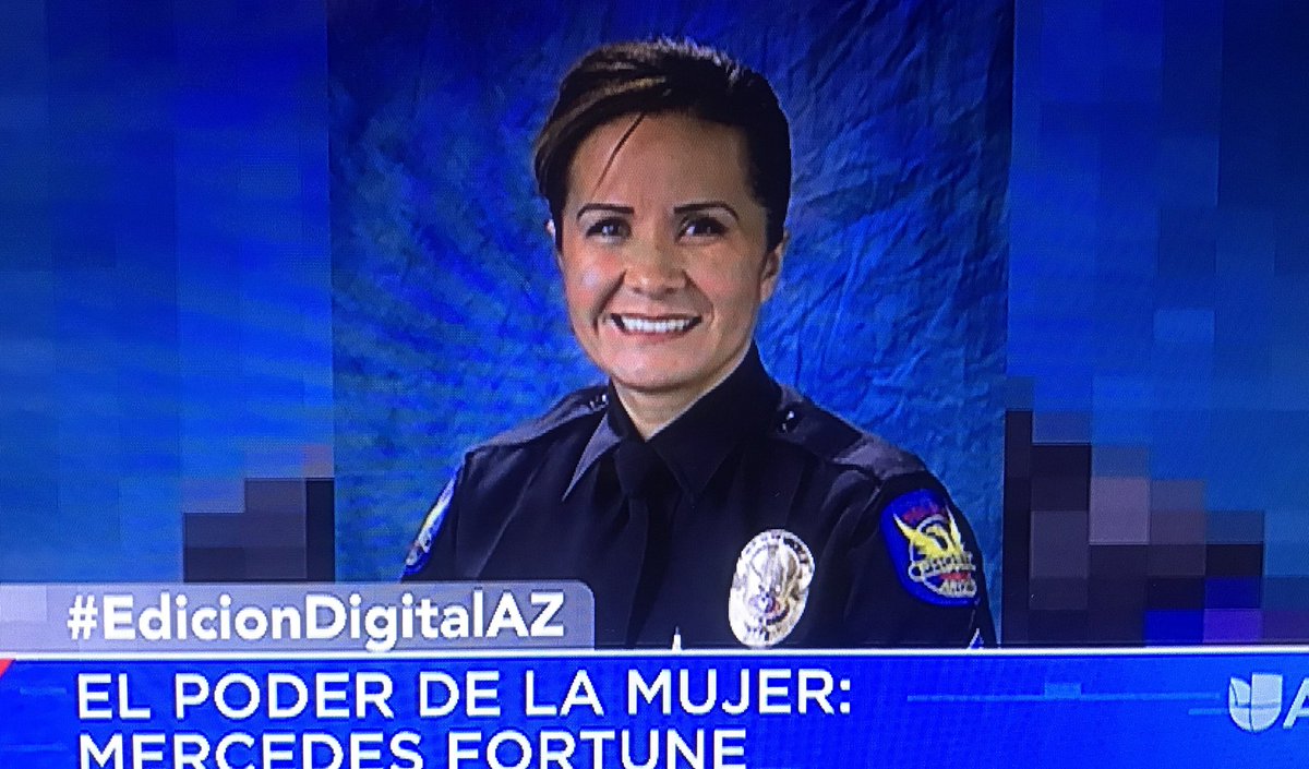 SheilaVNews's tweet image. Gracias a @SgtMFortune  por acompañarnos en #EdicionDigitalAz en nuestros segmento #ElPoderDeLaMujer para hablar de su existosa trayectoria. @UnivisionAZ