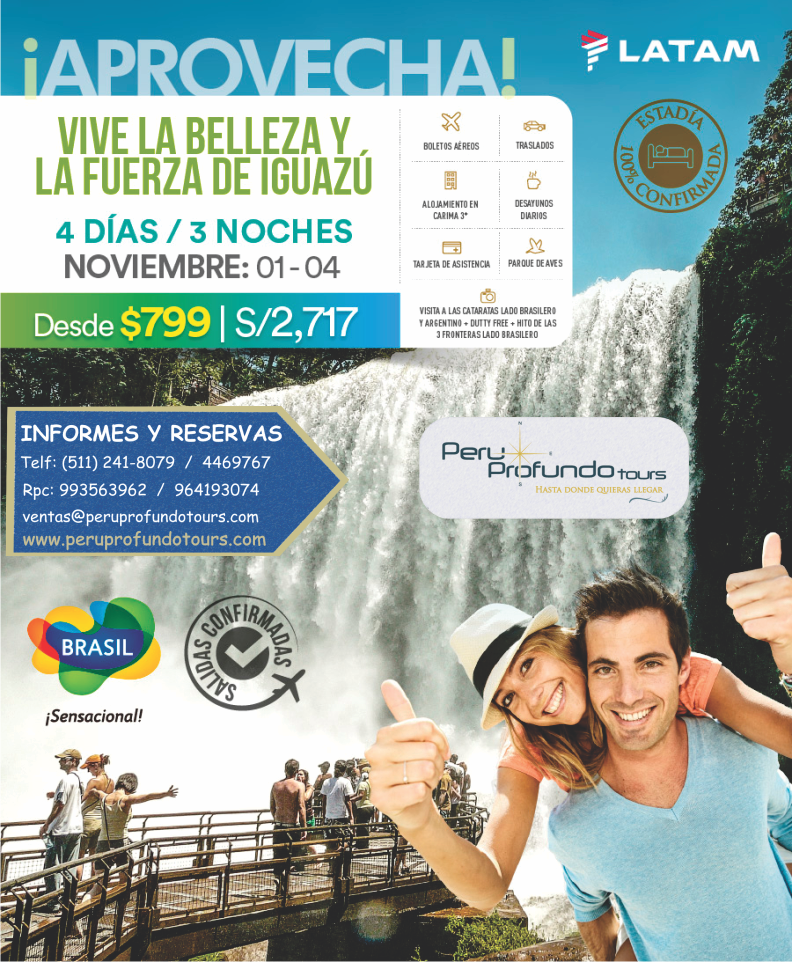 PeruprofundoT's tweet photo. PROMOCIONES, RESERVA TU PASAJE AHORA ✈️🌎
Ubicanos: Av. Larco 101, Miraflores 🏢
Informes: (01) 2418079 o 993563962 📞
#Peruprofundotours #hastadondequierasllegar
#viajerosporelmundo #Miraflores #Peru https://t.co/IsFZDFE6ea
