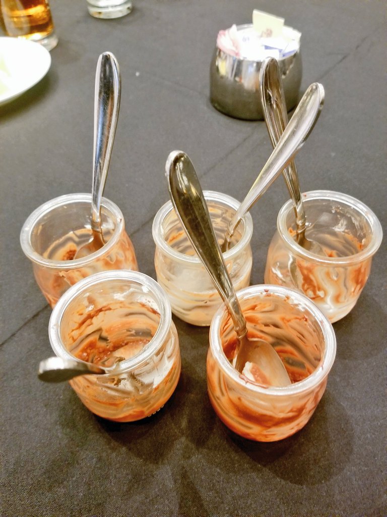 HunQuach's tweet photo. Listening to Deputy USTR Jeff Gerrish today speak at the #2018TS about the Administration's #trade agenda, trade enforcement, and #tariffs caused me to stress eat. Look at all the chocolate consumed! https://t.co/pkSAEPFaWQ