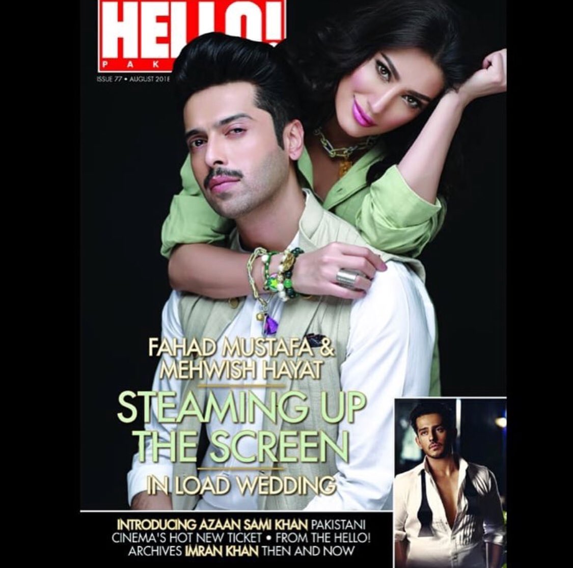 ceoayazsalon's tweet photo. #LoadWedding #MehwishHayat #FahadMustafa #MagazineCoverShoot
#MakeupHair& #Styling by Ayaz Syed https://t.co/q6KfQC8jZM