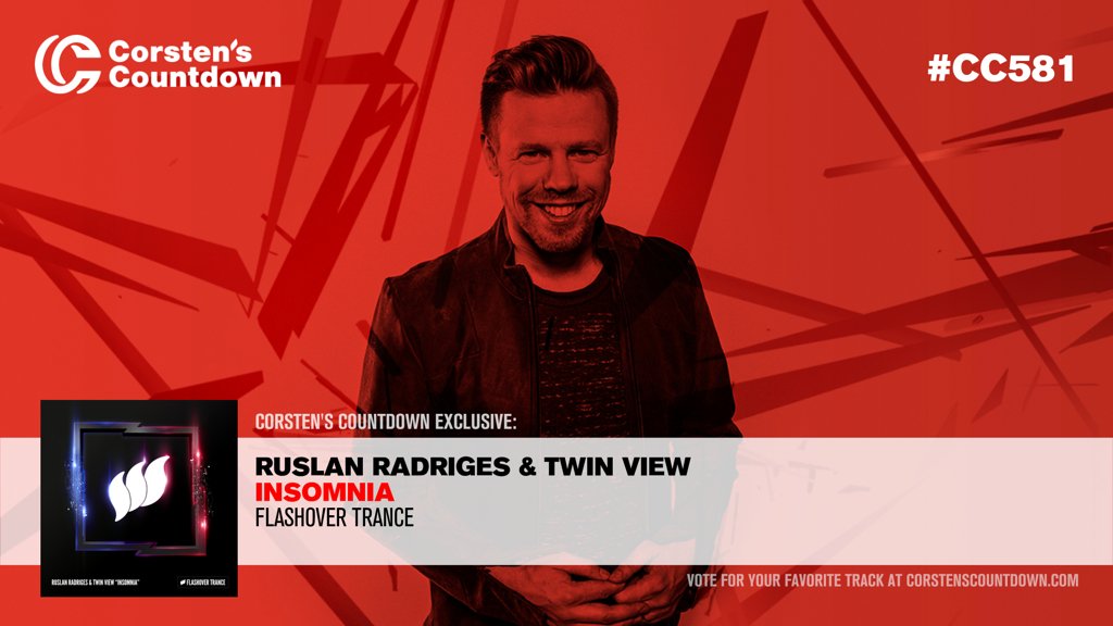 ResonationRadio's tweet photo. 05. #CC581 #Exclusive! The great “Insomnia” by @Ruslan_Radriges &amp; @Twin_View [@FlashoverRec Trance]  https://t.co/KFE1xTAbKt https://t.co/ZTJyyQzjBc