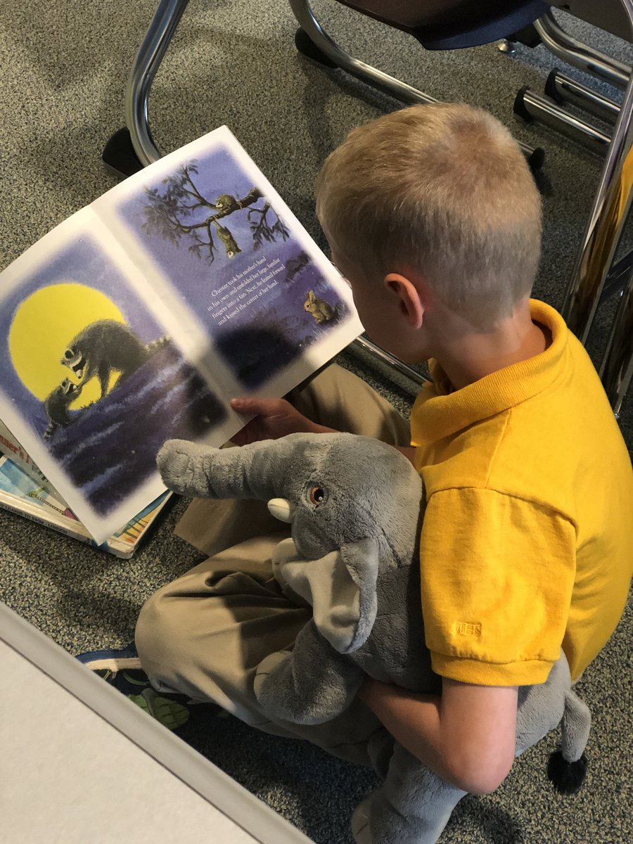 MrsWitmersClass's tweet photo. Reading with our stuffed pals. #goodreadersread @miltonhershey @MHPrincipals https://t.co/okMw9EzxoD
