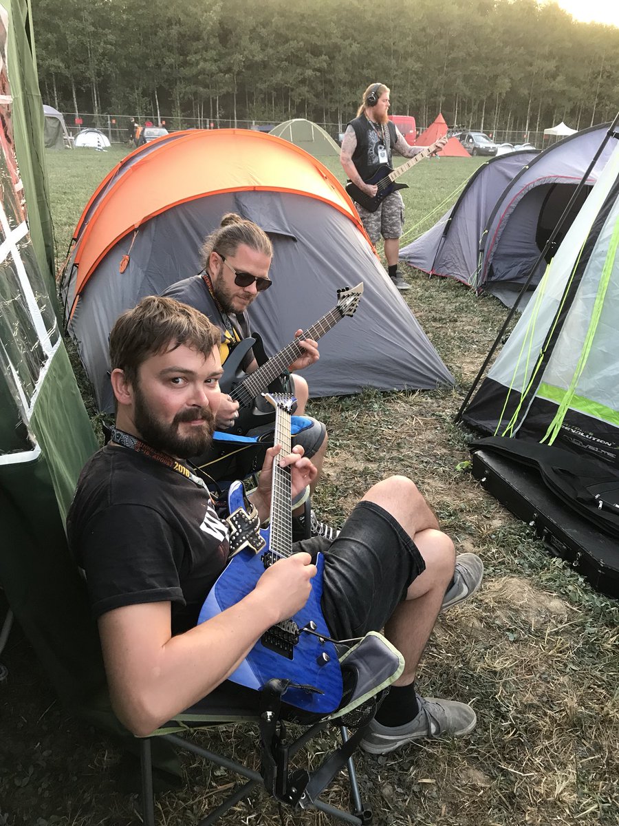 Warming up in the campsite @summerbreeze97 #sboa #summerbreezeopenair