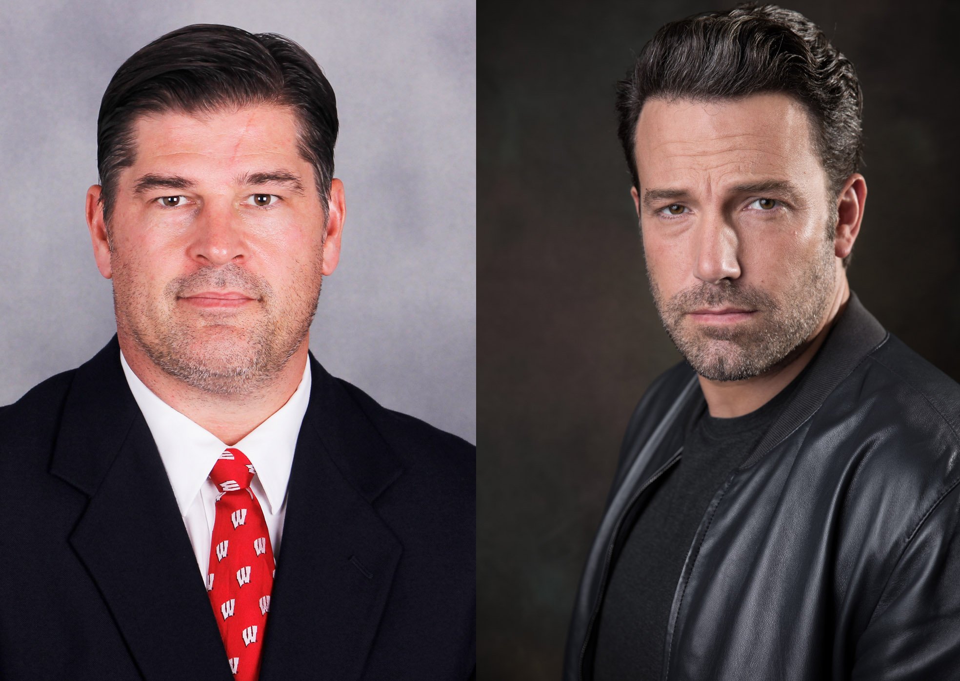 Who wore the five \o-clock shadow better, Mark Strobel or Ben Affleck? Either way, happy birthday to both! 
