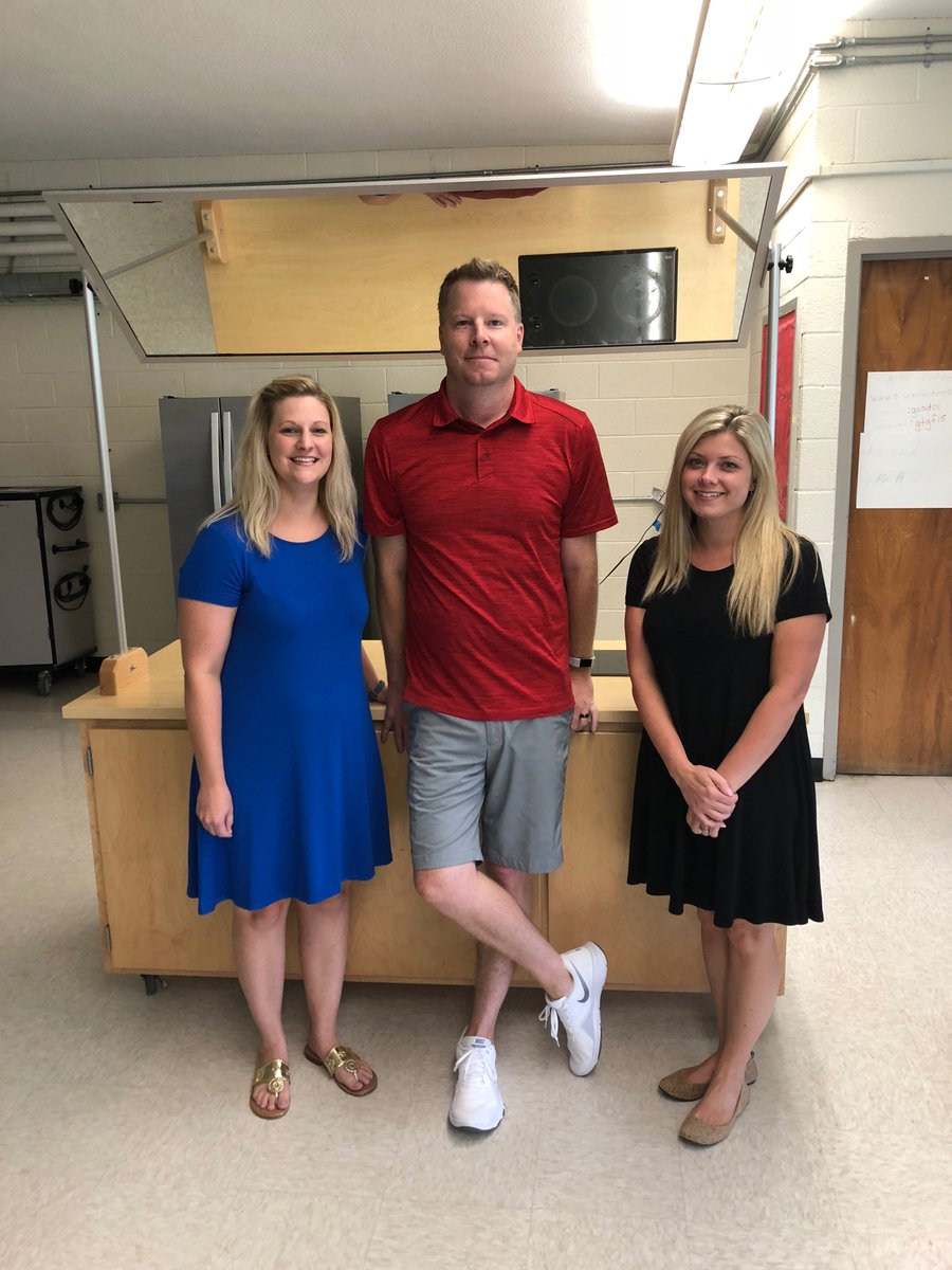 HHHScte's tweet photo. Welcome back ! I am sure Summer has been amazing.

We have three new CTE staff members.

Left: Jessica Memory (IMC/SPC)
Middle: Chad Lowcock (Foods)
Right: Emily Kincaid (Health Science)

Let's have a wonderful school year! https://t.co/dHaKWVlqgH
