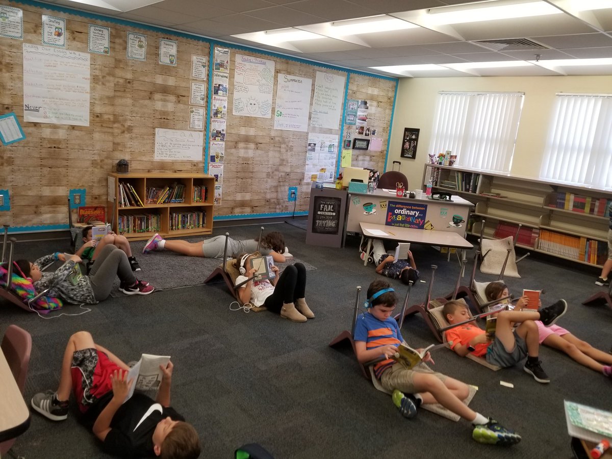 SEM-R off to a fantastic start!  Fostering the love of reading in comfort! <a href="/NatalieRados123/">Natalie Rados</a> <a href="/LBK199/">Lauri Kirsch</a> <a href="/schreckie1/">Christine Schreck</a> <a href="/ElemBoyette/">Boyette Springs Elem</a>