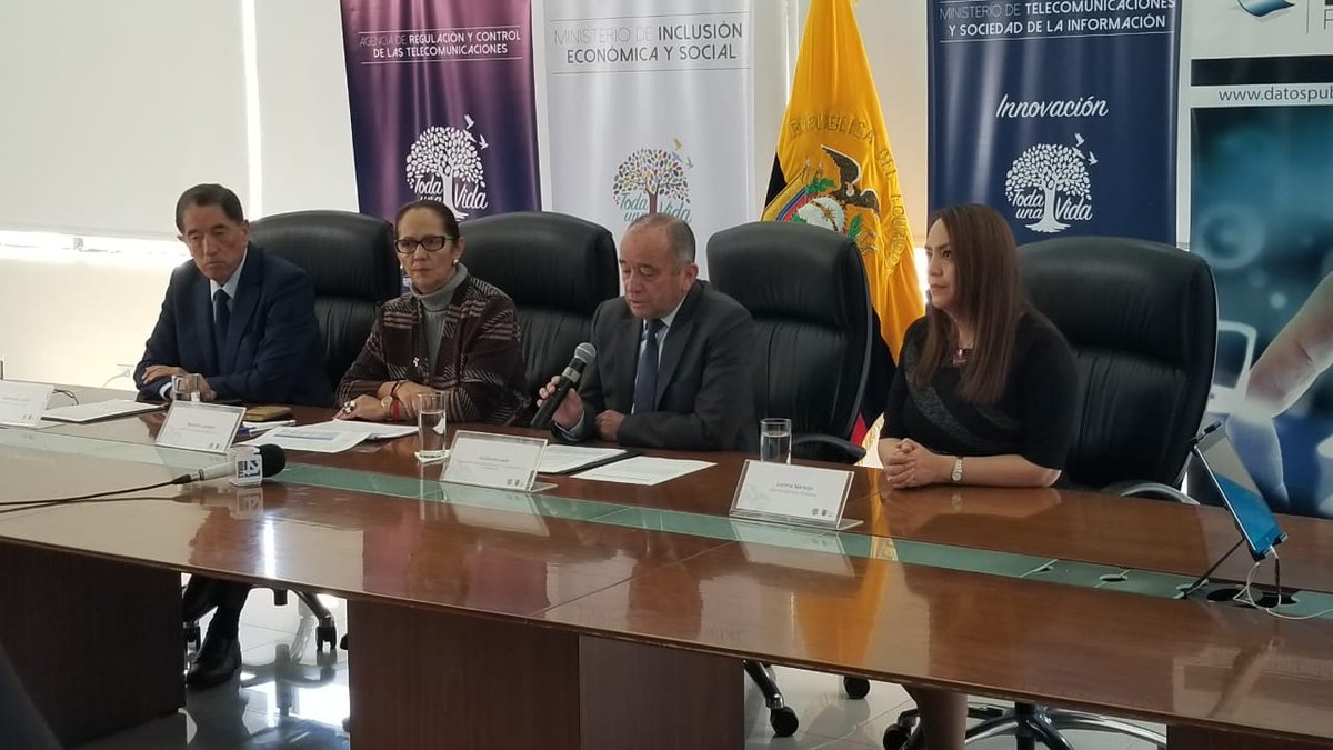 GuilleHLeon's tweet photo. Gracias al trabajo coordinado con @InclusionEc , @Arcotel_ec y @DINARDAP, los beneficiarios del Bono de Desarrollo Humano y pensiones del MIES accederán a #TarifasSociales en servicio de telefonía móvil de voz y datos. Una acción importante en el Gobierno de Todos @Lenin https://t.co/EnyjVLv3by