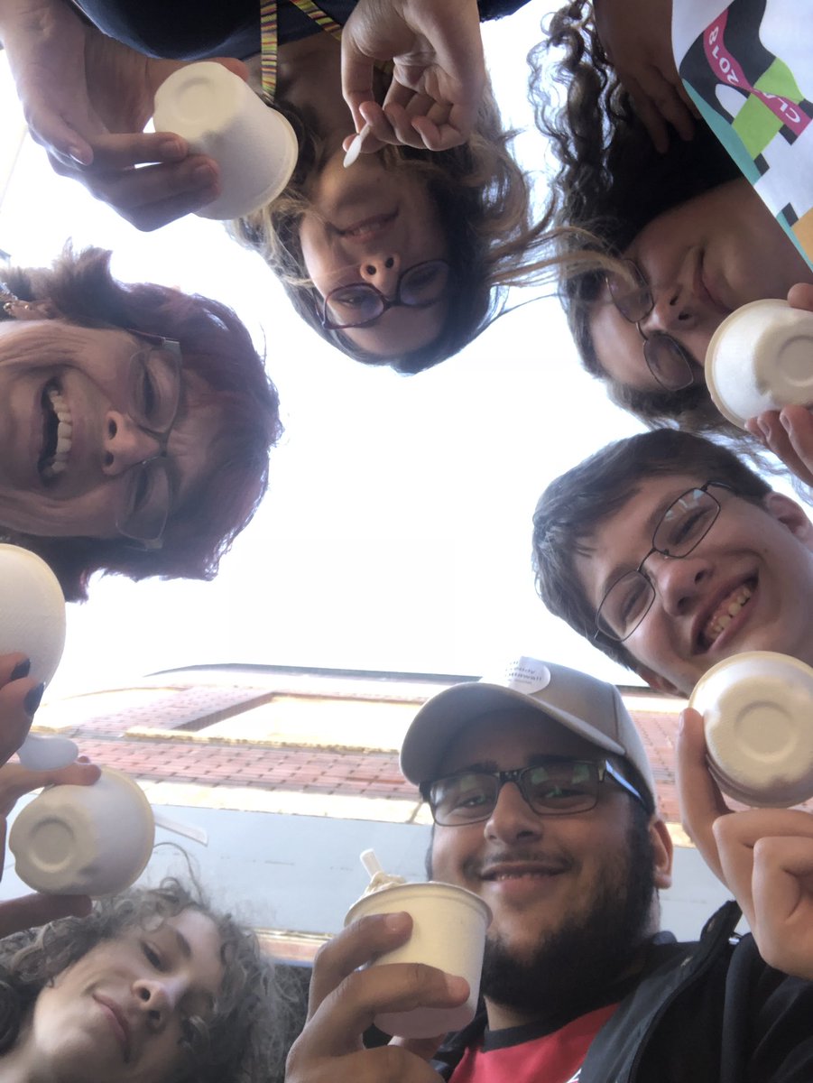 We have officially signed in at CLAY in Thunder Bay...celebratory gelato for the win! #LYO