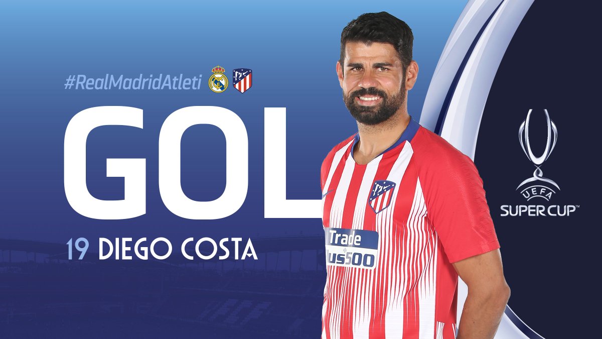 Atleti's tweet photo. ⏱ 1' | 0-1 | ⚽ ¡¡¡¡GOOOOOOOOLAAAAAAAAAZOOOOOO!!!! 🔥💥¡¡GOOOOOOOOOOOOOOOOOLLLLLLLL de @diegocosta!! 🔥💥
#AúpaAtleti #RealMadridAtleti #SuperCup https://t.co/5zht2RHezP