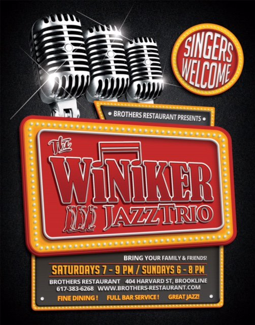 brothersRest's tweet photo. Dinner &amp; Jazz Live Saturday Night 7-9pm &amp; Sunday 5-8pm @brothersrestaurant02446. Brookline, MA https://t.co/SXE9RrGZ7Y
