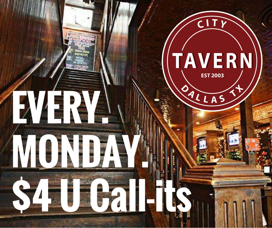 Mondays mean $4 U Call-Its! #downtowndallas #downtown #Dallas