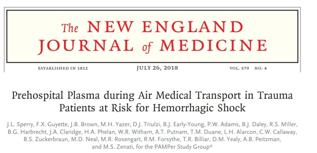 EIRN_Ireland's tweet photo. Reminder ....
#EIRN journal club will be giving our 2 cents on using plasma during air medical transport for those at risk of haemorrhagic shock
AND...
Tranexamic acid for hyperacute intracerebral hemorrhage
Kicking off at 07:00 with some coffee and fruit ! https://t.co/pPFv7bDaJn