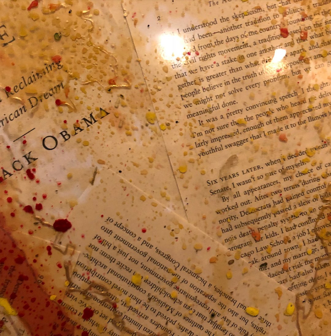nylaread's tweet photo. Dear @POTUS44 #PresidentObama ✍ O how I miss U!! Thanks to amazing #poprealism #abstractartist #theprettyartist #tiffanieanderson for bringing you a little closer to home! 💌 https://t.co/WJa5UufA2H