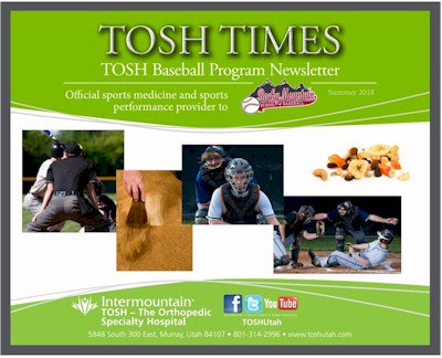 RMSB93's tweet image. TOSH Times Baseball Program Newsletter, Official sports medicine and sports performance provider to RMSB - Summer's Newsletter edition is available on RMSB.com from the TOSH pull-down menu. @toshsports #rmsb25years