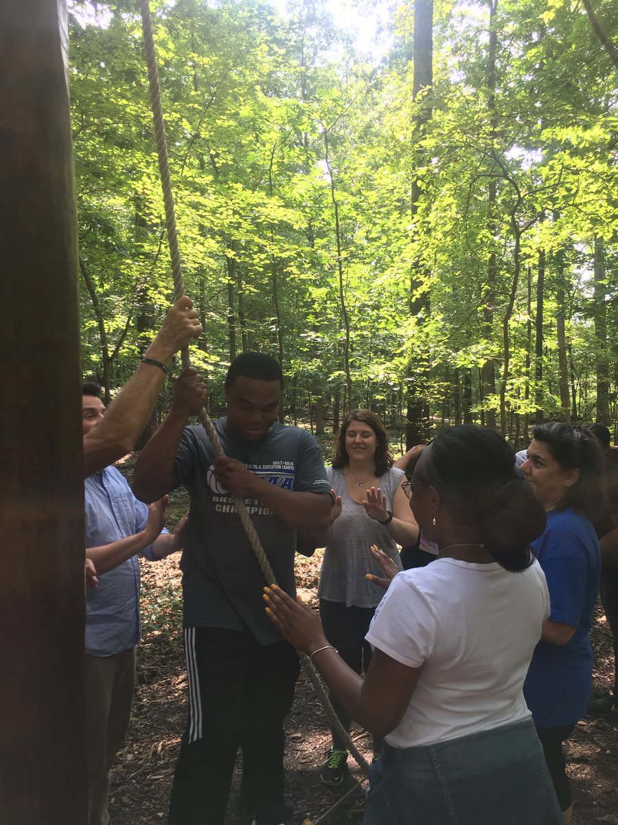 McKinleyMiddle's tweet photo. Team building Staff Retreat https://t.co/fDkUwPPgKV