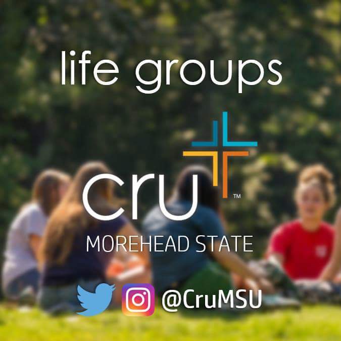 Our first Cru meeting tonight is at 8:30 in Breck 002. Come see us at Eagle Fest from 6 til 8 and get some free stuff. Then come hang with us, make some new friends, and be encouraged and challenged. Plus you'll hear how to plug into a LifeGroup!