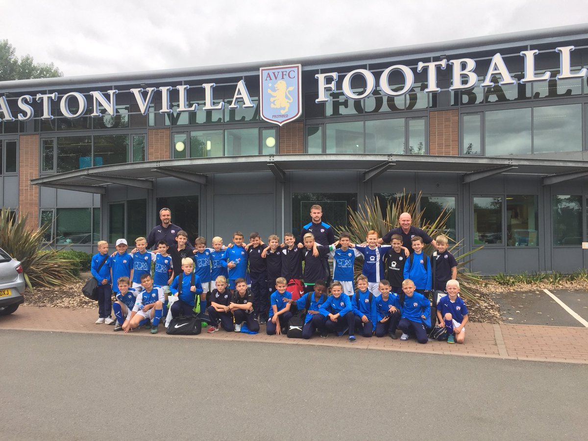 CluxtonNeil's tweet image. CFC kids down at Aston Villa today