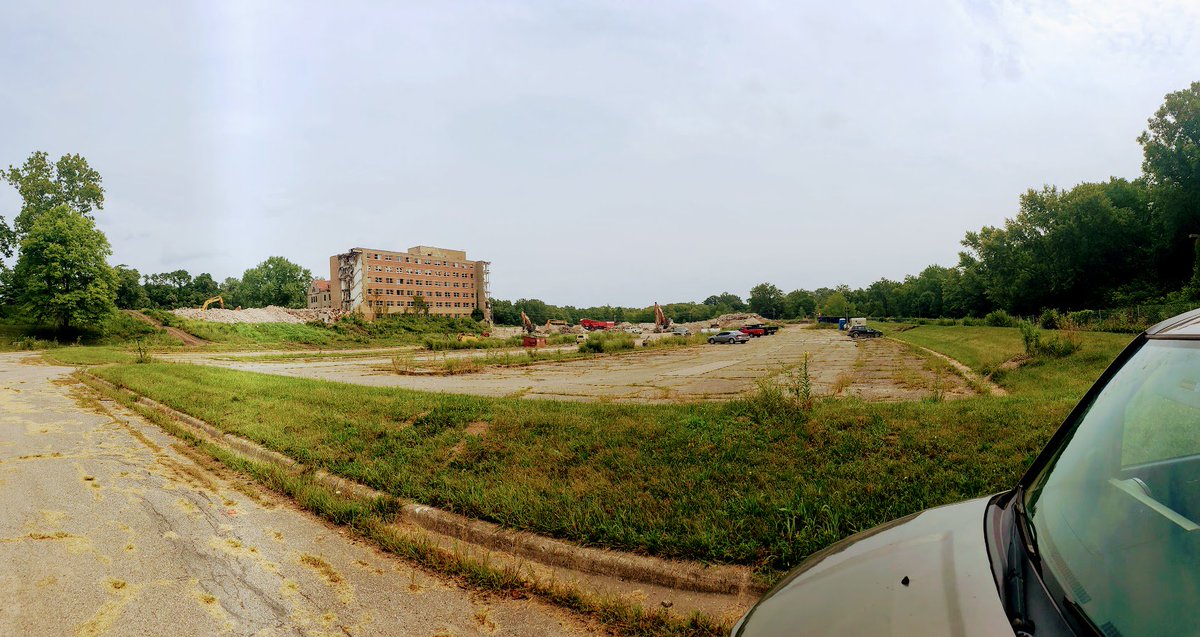 A little before video, and "almost there" after photo of the progress being made at the old Reid site. #almostthere 
youtube.com/watch?v=AtCTaB…