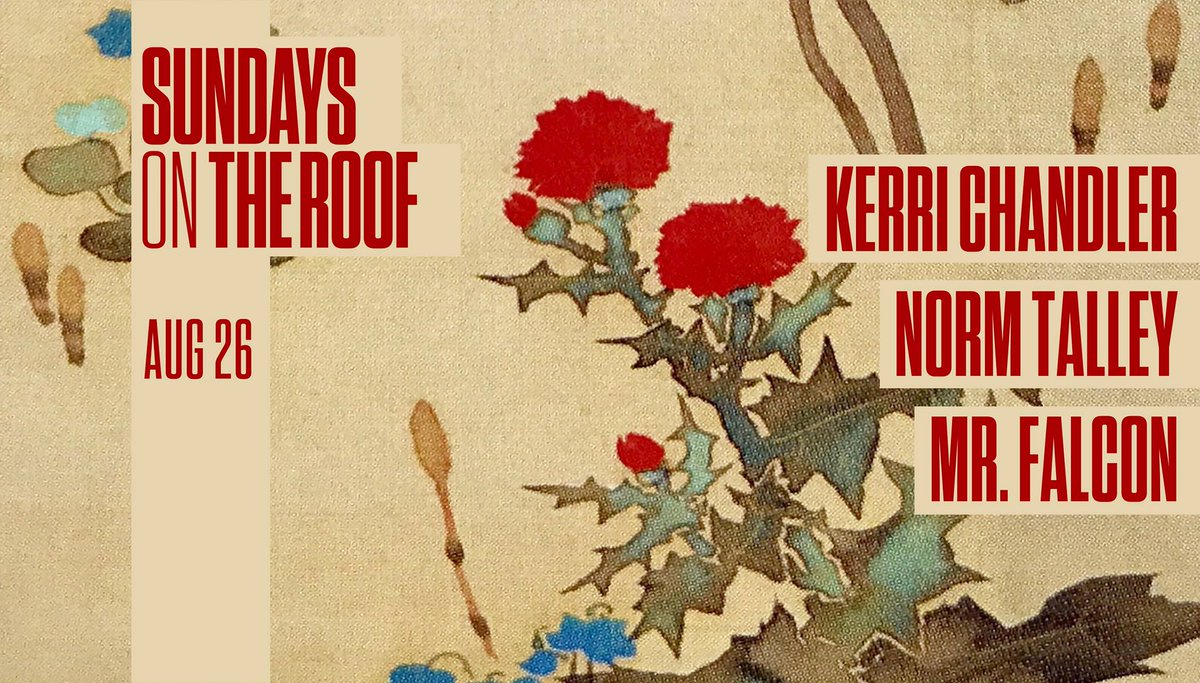 mrfalconmusic's tweet photo. Very happy to announce that we'll be joining two legends on the 26th. Flying with @KerriChandler and Norm Talley at @OutputClubBK Rooftop! Hope you can join us. Tix: https://t.co/C1F9W6FQ9X https://t.co/sy7MOsU6vu