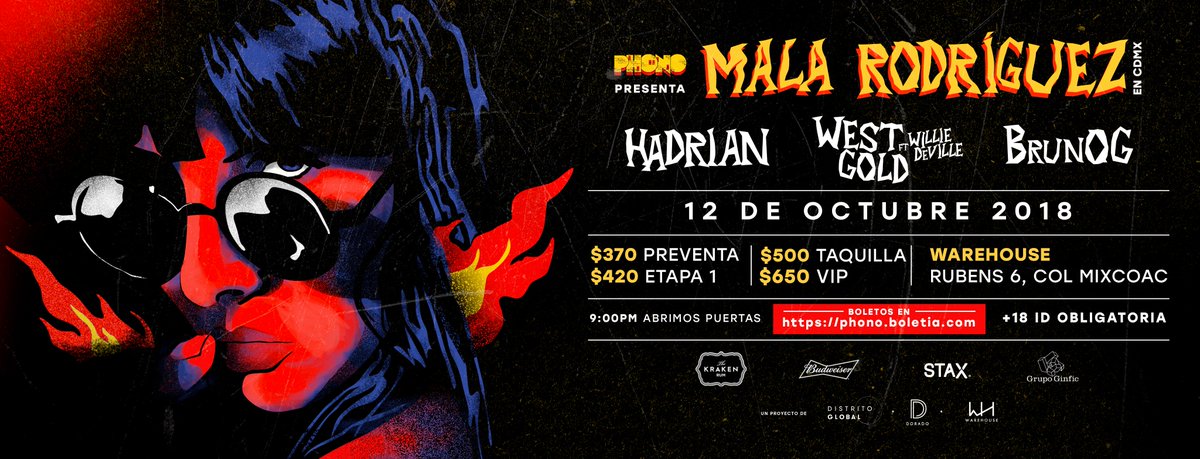 <a href="/phonomusica/">Phono</a> presenta: <a href="/malarodriguez/">MALA💕</a> <a href="/__hadrian/">Hadrian</a>  <a href="/West_Gold/">Gold West</a> y <a href="/BrunOg/">brunog</a>