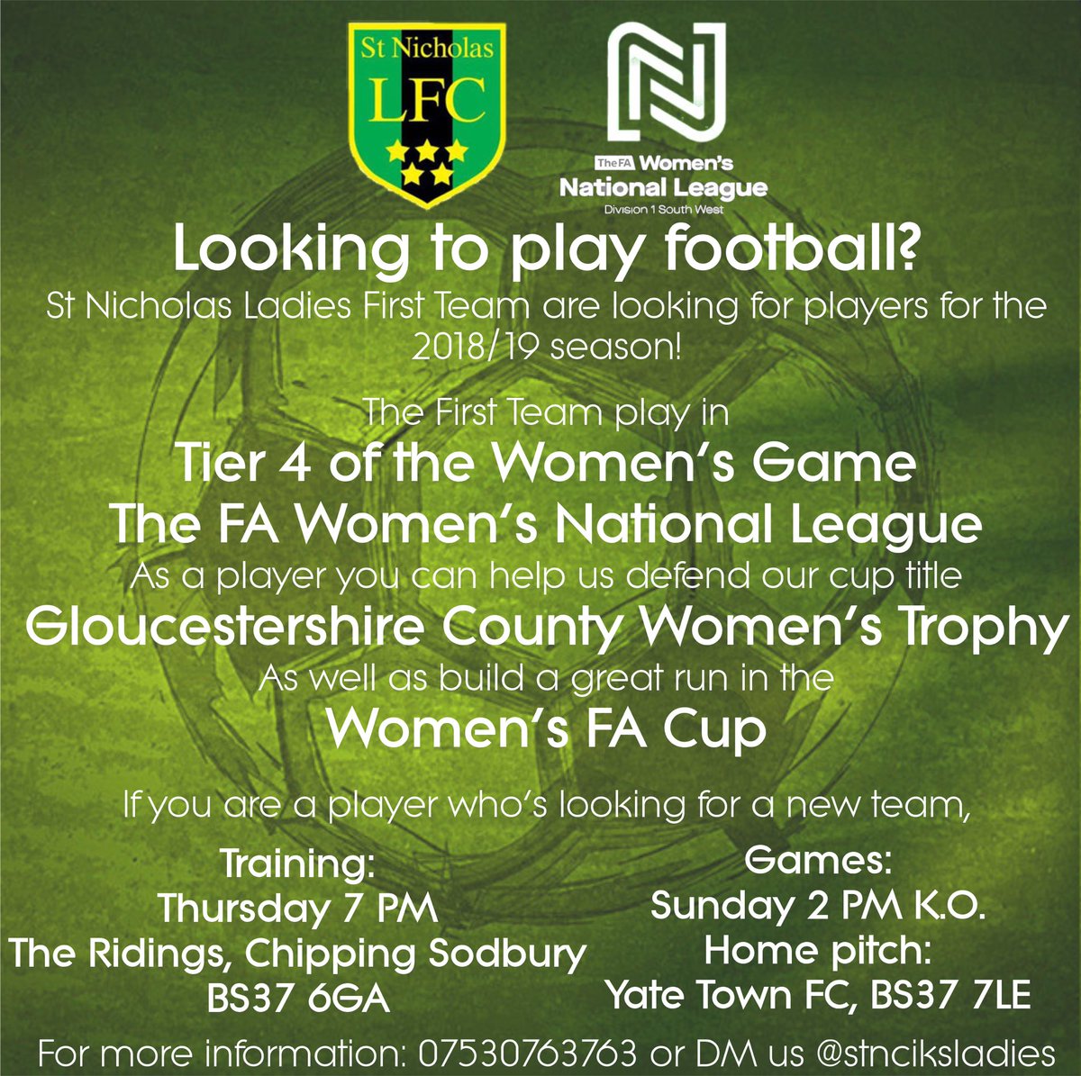 St Nicholas LFC (@stnicksladies) on Twitter photo 