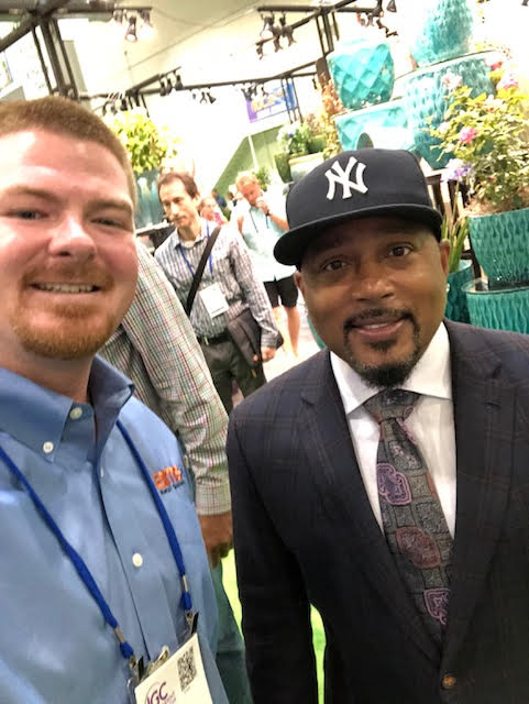 AMSRetail's tweet photo. Daymond John of Shark Tank stopped by the AMS Retail Solutions booth #1013 at the IGC Show! #daymondjohn #TheSharkDaymond #SharkTank #IGCShow https://t.co/jjvRXBdaB0