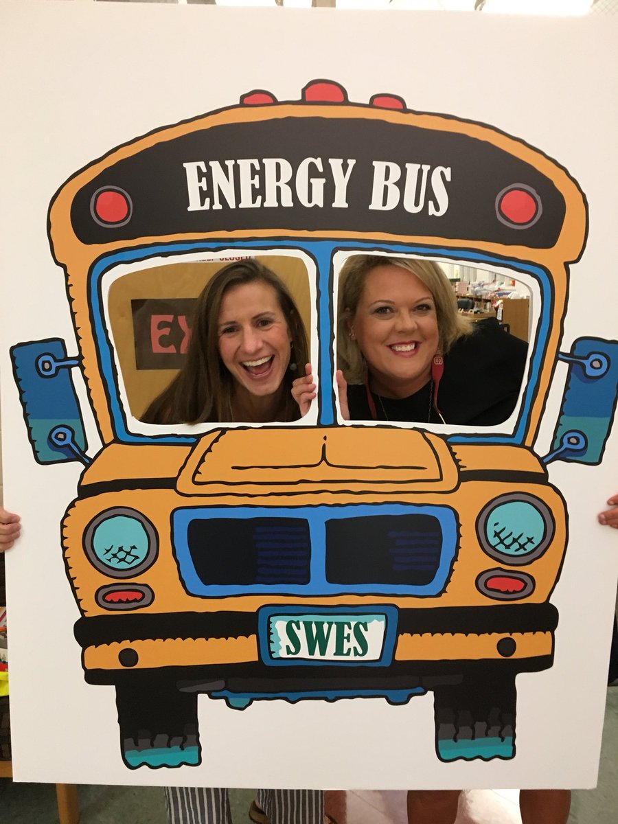 SWES_GCS's tweet photo. Our staff enjoyed riding the Energy Bus today! #gettingreadyforstudents https://t.co/HV1uHDRZB7